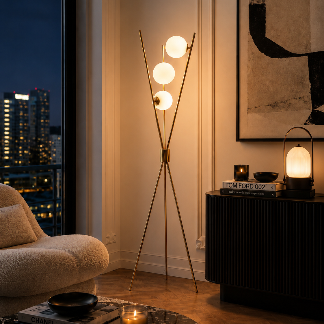 sm-image-430bb9ac4b490643a75cc81d Triglobe Floor Lamp