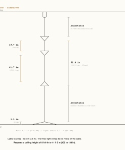 The Vector Floor to Ceiling lamp