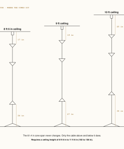 The Vector Floor to Ceiling lamp