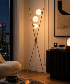 Triglobe Floor Lamp