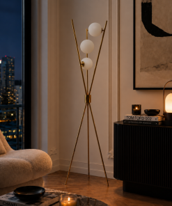 Triglobe Floor Lamp